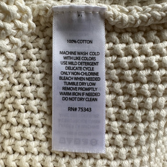 Cynthia Rowley Women’s Cream/Ivory Knitted Sweater- Large - Picture 12 of 12
